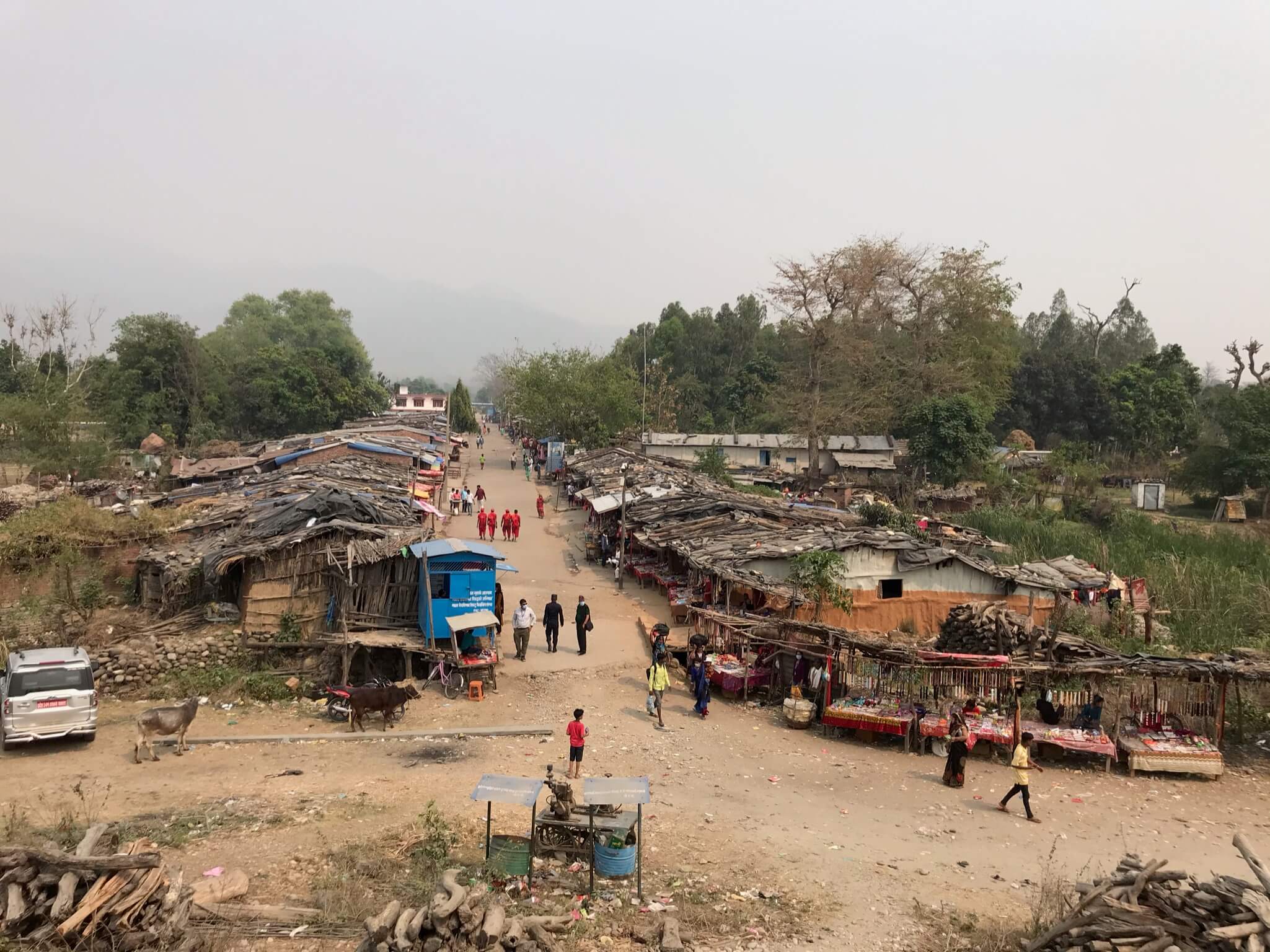 Each week, an average of 460 interviews take place at Destiny Rescue's bright blue border stations in Nepal.